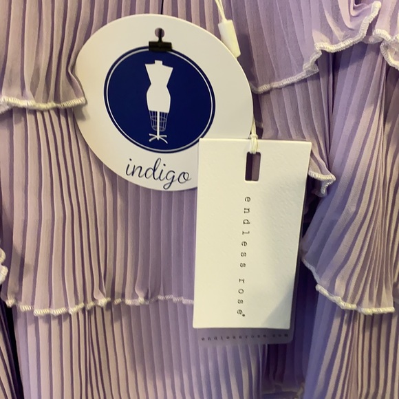 XS, never worn, new with tags, endless rose, purple top - Picture 3 of 4